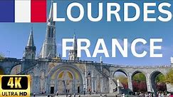 Lourdes France | 4K HDR Walking Tour | Sanctuary Of Our Lady Of Lourdes | Grotto of Our Lady | 2022