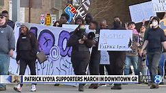 Lyoya supporters march in downtown GR