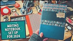 MY 2024 WRITING NOTEBOOK SET UP | How I Prepare My New Writing Journal for Creative Ideas & Dreams
