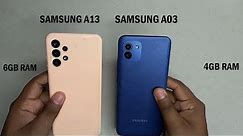 Samsung Galaxy A13 VS A03 SPEED TEST