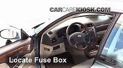 Interior Fuse Check: 2005 Kia Amanti 3.5L V6