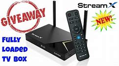 NEW! Fully Loaded Android Box StreamX X1 PRO - Review & Giveaway