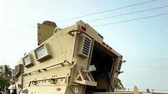 MRAP Armoured Vehicle - Millitary #army #millitary #equipment #technology #armour #desert #usa
