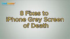 How to Fix iPhone Grey Screen of Death By Yourself? (8 Solutions)