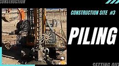 CONCRETE PILES installation STEP BY STEP.