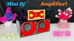 Build Your Mini DJ Amplifier: Easy DIY Bluetooth Speaker Tutorial for Epic Sound! | mini dj setup