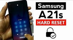 Samsung A21s hard reset | How to hard reset Samsung A21s Pin, Pattern, Password unlock.