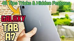 43 Tips and Tricks for the Samsung Galaxy Tab A7 | Hidden Features!