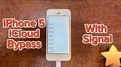 iPhone 5 iCloud bypass 5c permanent remove with signal #iphone #icloud #remove #iphone5