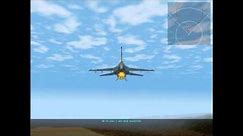 [Classic] F-16 Multirole Fighter - Gameplay #1 / Graphic test HD5770
