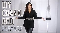 How to DIY your own Chanel Inspired Chain Belt - CHANEL Hack