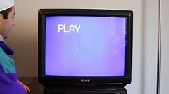 Sony Trintron Crt TV 📺 1994 KV-27V10