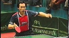 Tischtennis Bundesliga: Jörg Roßkopf vs Ding Yi Feb 1999