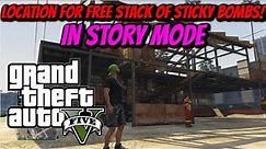 Grand Theft Auto V - Location For Free Stack Of Sticky Bombs! (Story Mode)