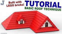 How To Build A LEGO Roof DIY Tutorial