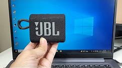 How to Connect JBL Go 3 Speaker to Windows 10 PC