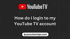 How Do I login to my YouTube TV account? - New Process 2024