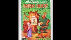 Opening to Robin Hood VHS (1991)