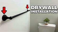 How To Install a Stronger Towel Bar - Drywall Installation