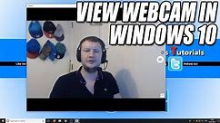 How To Turn On Webcam & Camera In Windows 10 Tutorial