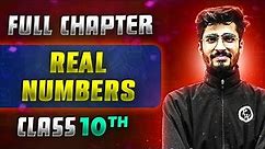 Real Numbers FULL CHAPTER | Class 10th Mathematics | Chapter 1 | Udaan