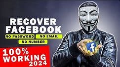 Recover HACKED Facebook Account Without Email Password And Number | Facebook Hacked ID Recovery 2024