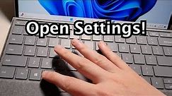 How to Open Settings (& Keyboard Shortcut) on Windows 11 or 10 PC