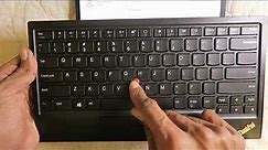 Lenovo Thinkpad TrackPoint II Keyboard with Boox Tab Ultra (Typing Experience and Review)