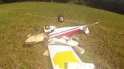 Hobbico Avistar 40 RC Airplane Nose Dive Crash!!