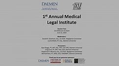 #2469 1st Annual Medical Legal Institute Session Two-Auto Crashes-The More Complex Patient