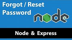 Forget Password and Reset Password in Node and Express