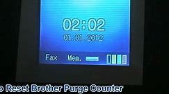How to the Reset Purge Counter on a Brother Printer (With a Numerical Pad)