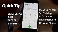 How to make a call from locked phone (SAMSUNG)
