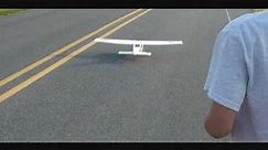 Hobbico Cessna 182 Select Scale RC Plane Flight & Crash Landing
