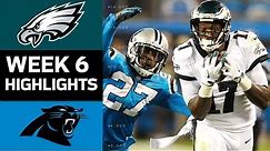 Eagles vs. Panthers | NFL Week 6 Game Highlights