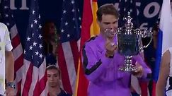 Nadal lifts trophy as 2019 US Open champion