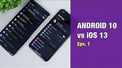 ANDROID 10 vs iOS 13: DARK MODE! — eps 1