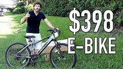I bought a $398 Walmart electric bike, it was a HUGE MISTAKE