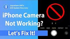 How to Fix iPhone Camera Not Working After Drop?