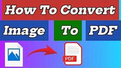 How to convert image to PDF without app in mobile 2024 | how to change image to PDF | JPG to PDF