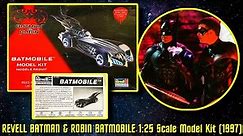 REVELL/MONOGRAM Batman & Robin BATMOBILE 1:25 Scale Model Kit (1997)