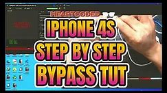 Iphone 4s icloud bypass - Heartcoded Tutorial
