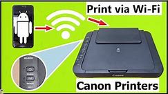 Print in Canon Wireless Printers from Phone using Wi-Fi | Easy & Simple Process - Wireless Printing