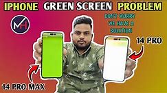 iPhone 14 pro max green screen solution ! how to repair green screen ! after update green screen fix
