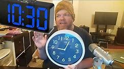 How to Tell Time on an English Analog CLOCK with Hands (Read Hours Minutes Seconds)