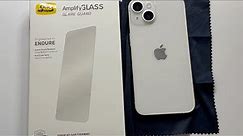 Otterbox Amplify Glass Antimicrobial Screen protector for iPhone 14 plus Review