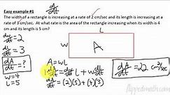 Calculus (Version #2) - 6.2 Related Rates