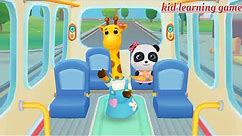 baby panda school bus| baby bus cartoon|kids cartoon| #babybus #kidsvideo
