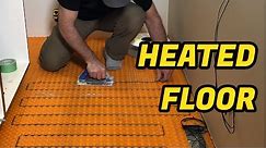 How To Install Floor Heating Cable System (Ditra Heat)