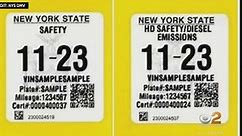 New NY DMV stickers include vehicle-specific information